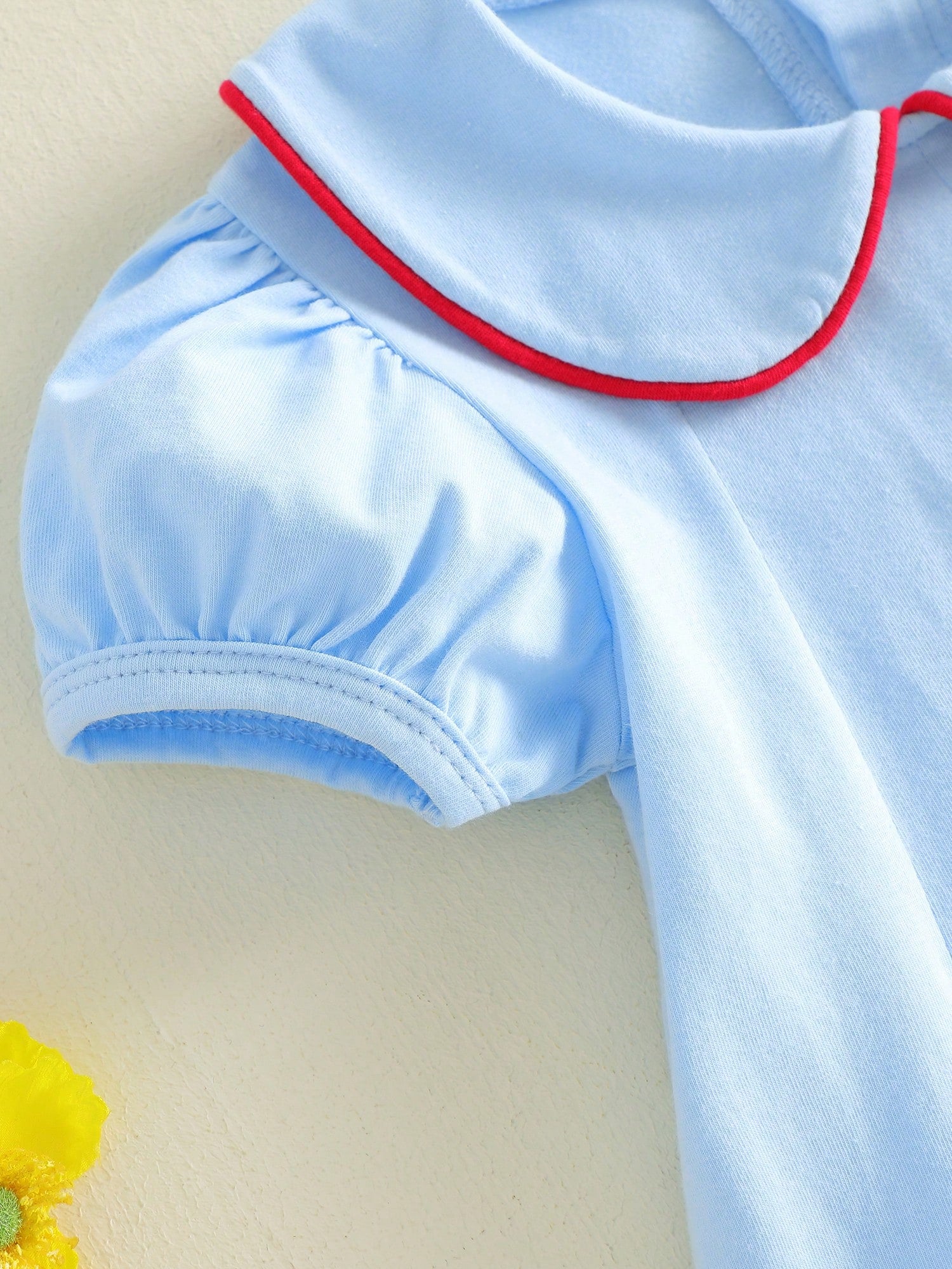 Toddler Baby Girl Back To School Dress Embroidery Short Sleeve A-Line Dresses 18M-6T Kids Casual Swing Sundress