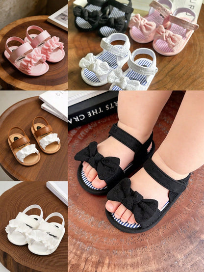 Toddler Girls' Summer Sandals, Outdoor Walking Shoes For Infants And Toddlers