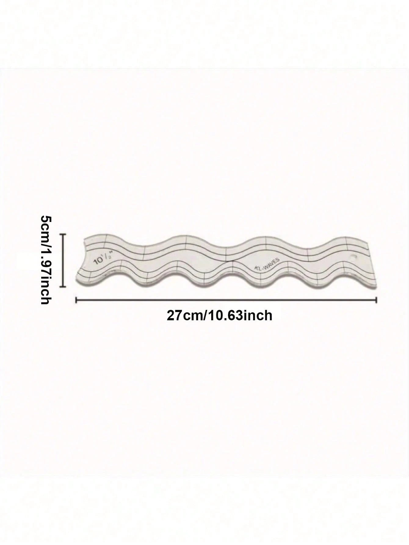 Transparent Acrylic Quilting Template- Precision Sewing Ruler For Patches And DIY Crafts