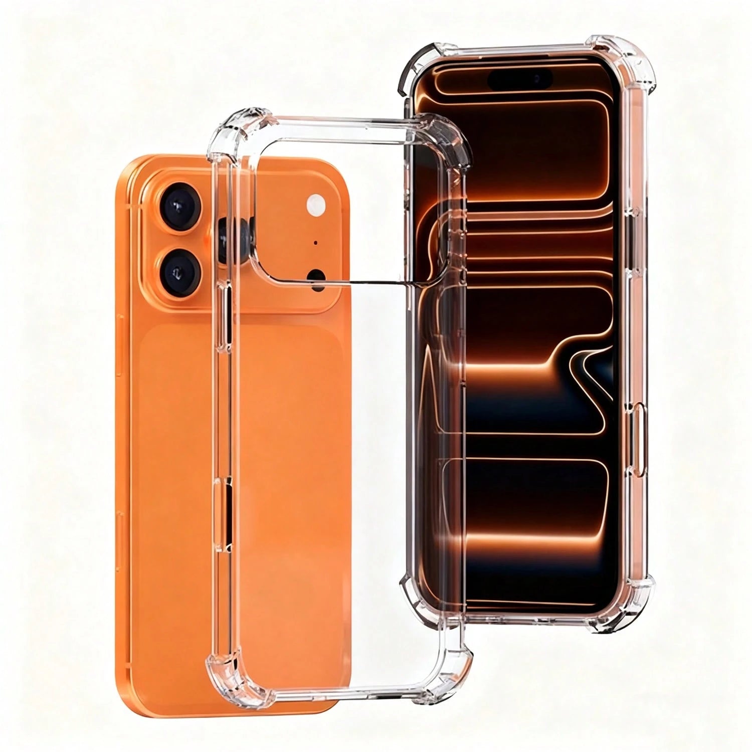 Transparent Four-Corner Anti-Drop Phone Case For IPhone 17 Pro Max 17e, High Transparency Non-Yellowing Anti-Fingerprint Soft Shell For IPhone 16 Pro Max 15 14 13 12 Mini 11 XR XS Max 7 8 Plus