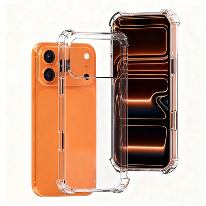 Transparent Four-Corner Anti-Drop Phone Case For IPhone 17 Pro Max 17e, High Transparency Non-Yellowing Anti-Fingerprint Soft Shell For IPhone 16 Pro Max 15 14 13 12 Mini 11 XR XS Max 7 8 Plus