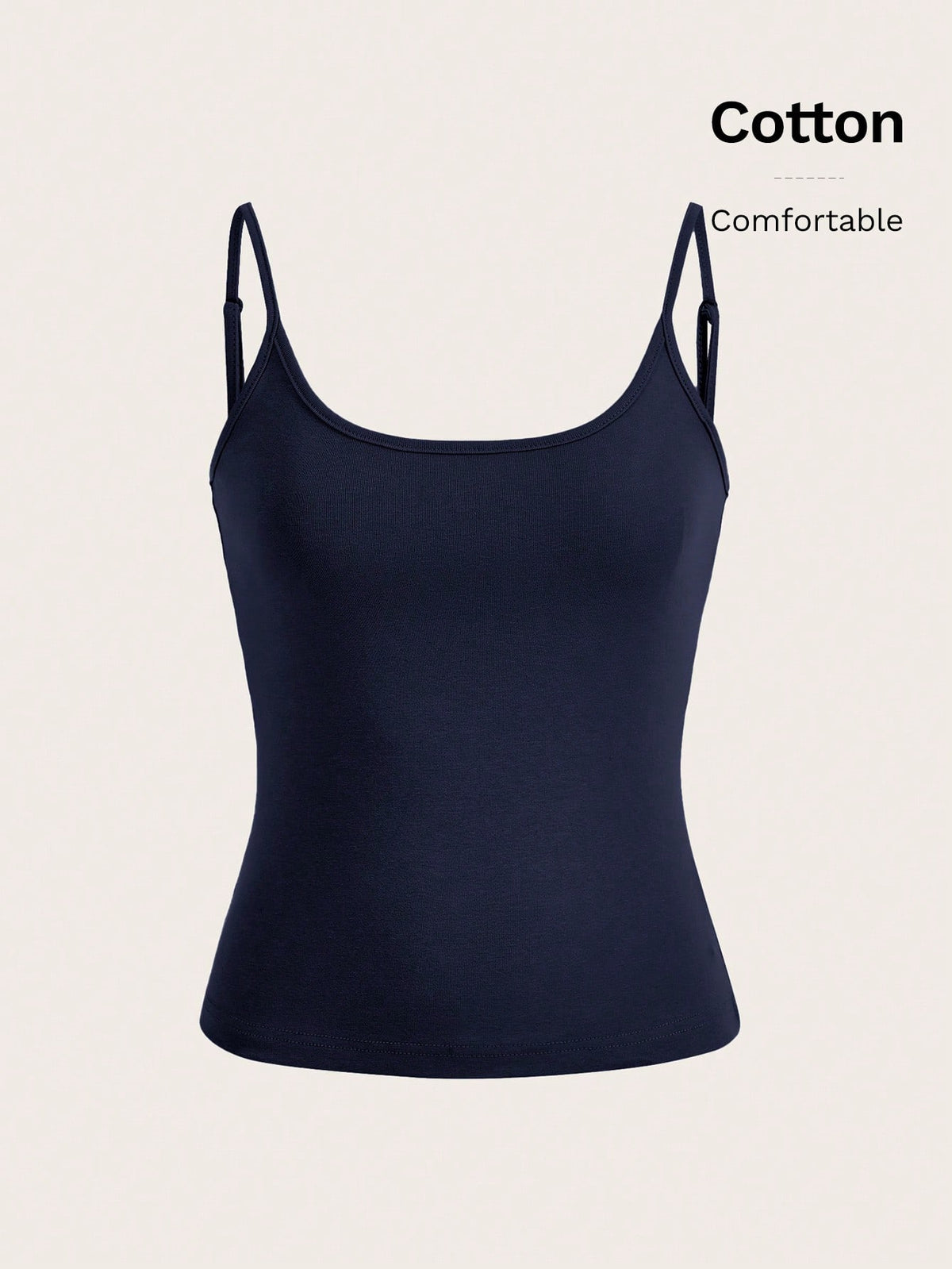 Tseoso Women Simple Solid Color Cami Top