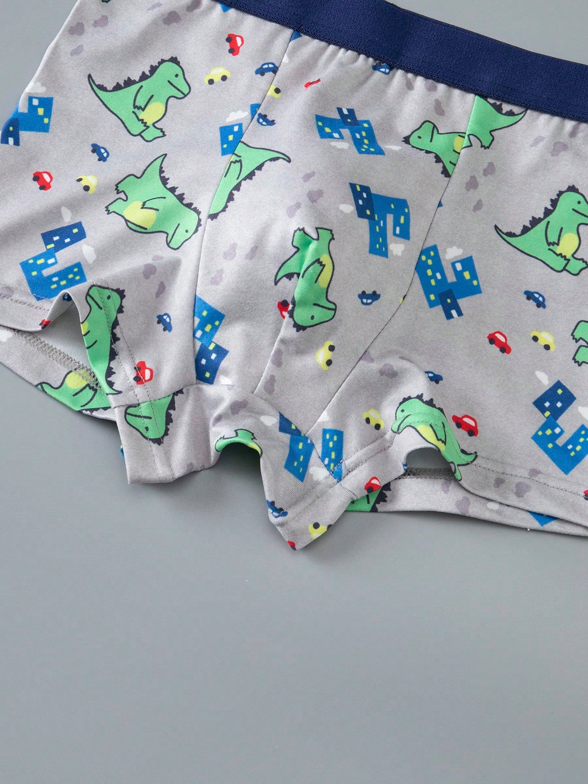 Tween Boy Cartoon Print Cute Comfortable 4-Pack Boxer Briefs