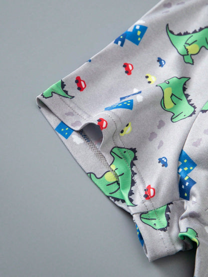 Tween Boy Cartoon Print Cute Comfortable 4-Pack Boxer Briefs