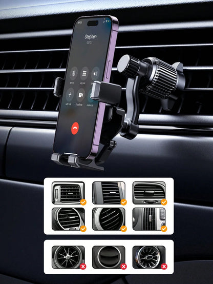 UGREEN Car Gravity Air Vent Mount Phone Holder For 4.7-7.2 Inch Phones