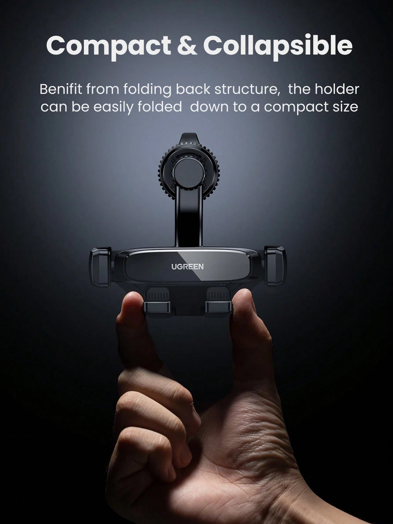 UGREEN Car Gravity Air Vent Mount Phone Holder For 4.7-7.2 Inch Phones