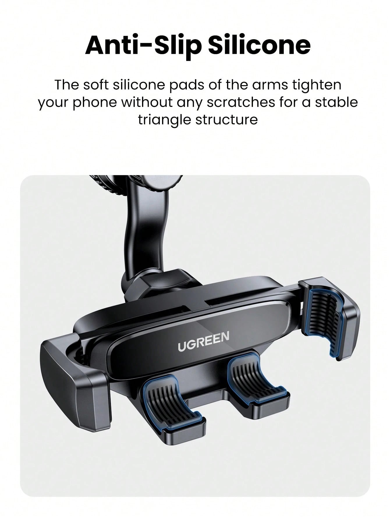 UGREEN Car Gravity Air Vent Mount Phone Holder For 4.7-7.2 Inch Phones