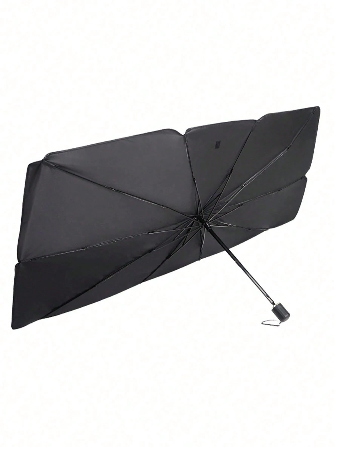 Umbrella-Shaped Car Front Windshield Sun Shade, UV Protection, Foldable Heat Insulation Board, 140*80cm