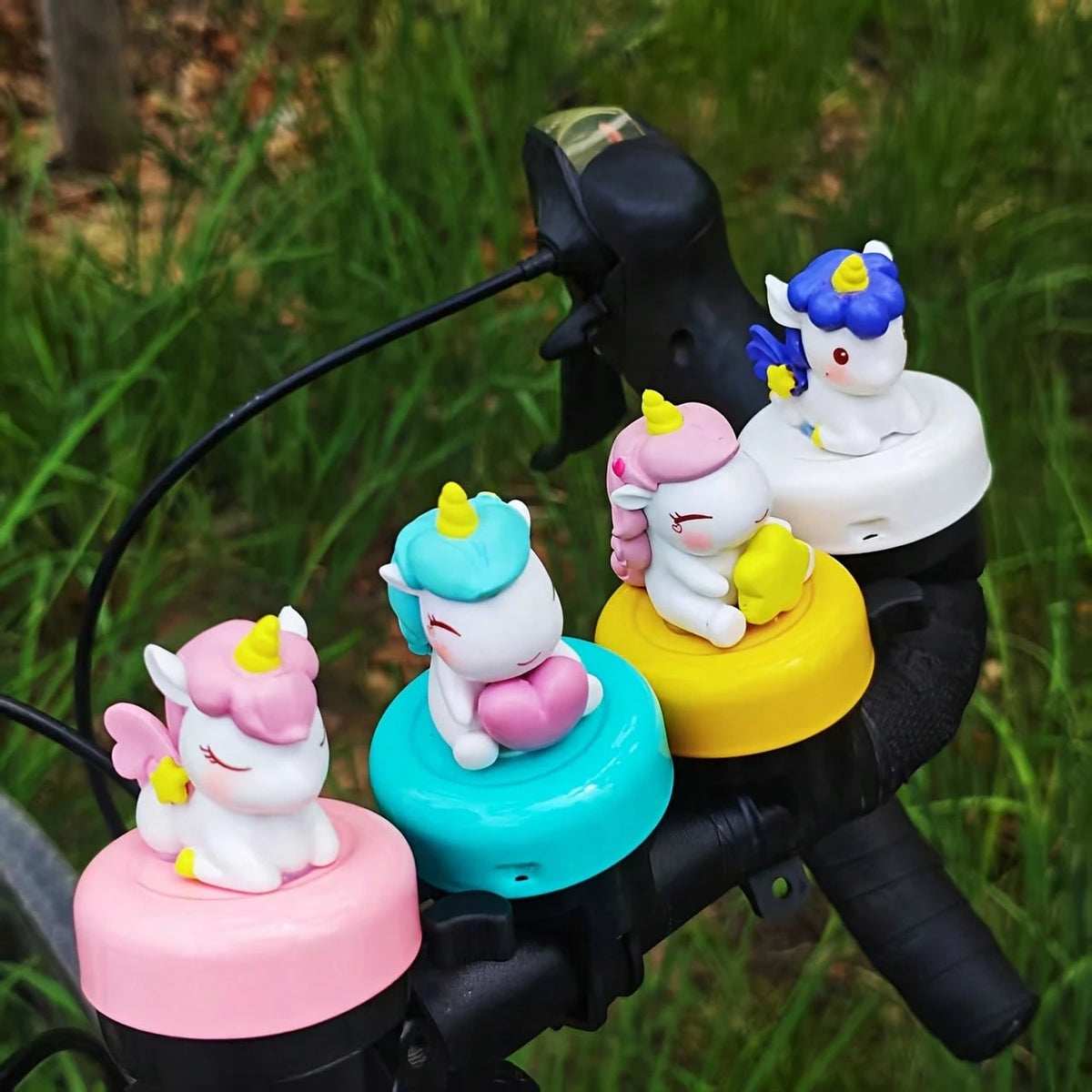 Unicorn Shaped Resin Bicycle Bell, Commuter Bike Bell, Mountain Bike Bell, Vintage Bicycle Accessory, Easy To Install Cycling Gear