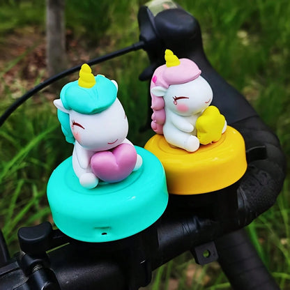 Unicorn Shaped Resin Bicycle Bell, Commuter Bike Bell, Mountain Bike Bell, Vintage Bicycle Accessory, Easy To Install Cycling Gear