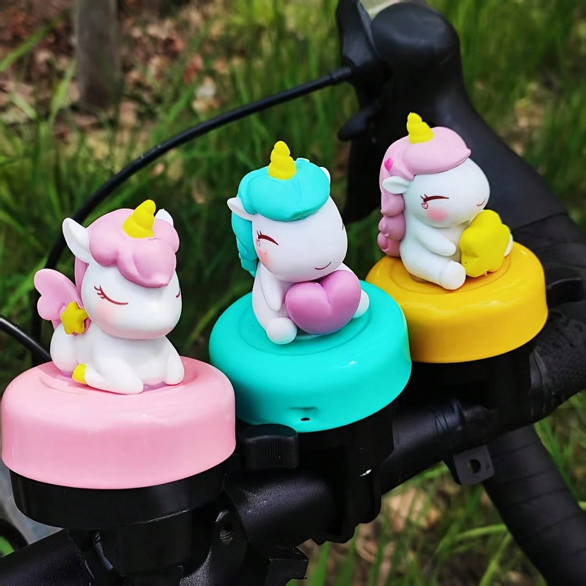 Unicorn Shaped Resin Bicycle Bell, Commuter Bike Bell, Mountain Bike Bell, Vintage Bicycle Accessory, Easy To Install Cycling Gear