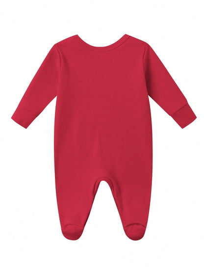 Unisex Baby Footed Romper Raised On Milk And Jesus Arrow Cross Letter Print Long Sleeve Newborn Footie Jumpsuit Infant Autumn One Piece Outfit