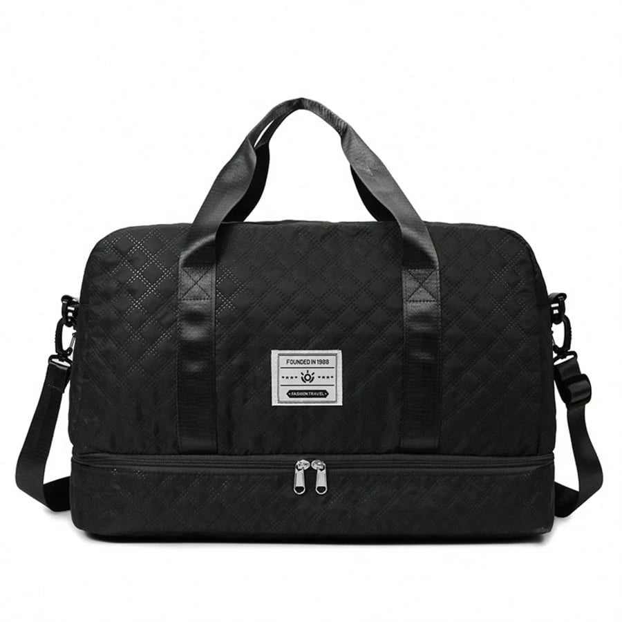 Unisex Large-Capacity Oxford Nylon Duffle Bag| Gym & Yoga Tote With Zipper| Durable Storage Handbag| Foldable Travel Bag For Men & Women