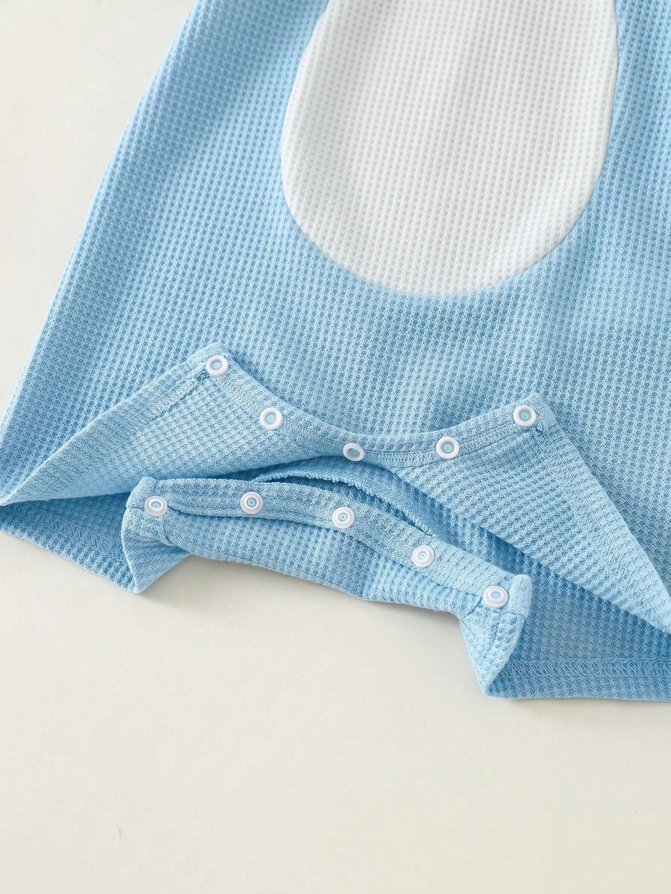 Unisex Newborn Baby Boy Baby Girl Cute 3D Big Ear Design Hooded Short Sleeve Romper Bodysuit, Baby Outfit Set