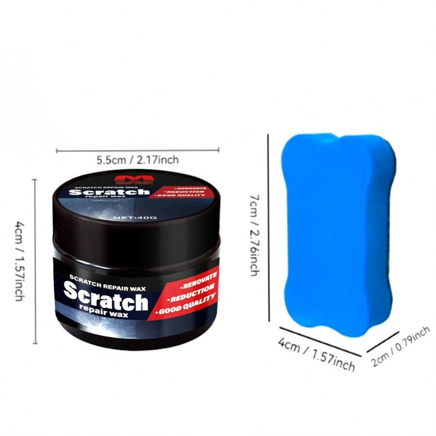 Universal Car Scratch Remover Paint Care Tools, PE (Polyethylene) Material, Auto Swirl Remover, Scratches Repair Polishing, Anti Scratch Wax, With Grinding Compound, For Auto Body Repair Car- Univers
