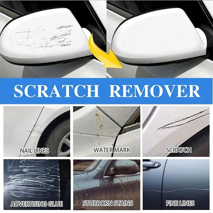 Universal Car Scratch Remover Paint Care Tools, PE (Polyethylene) Material, Auto Swirl Remover, Scratches Repair Polishing, Anti Scratch Wax, With Grinding Compound, For Auto Body Repair Car- Univers