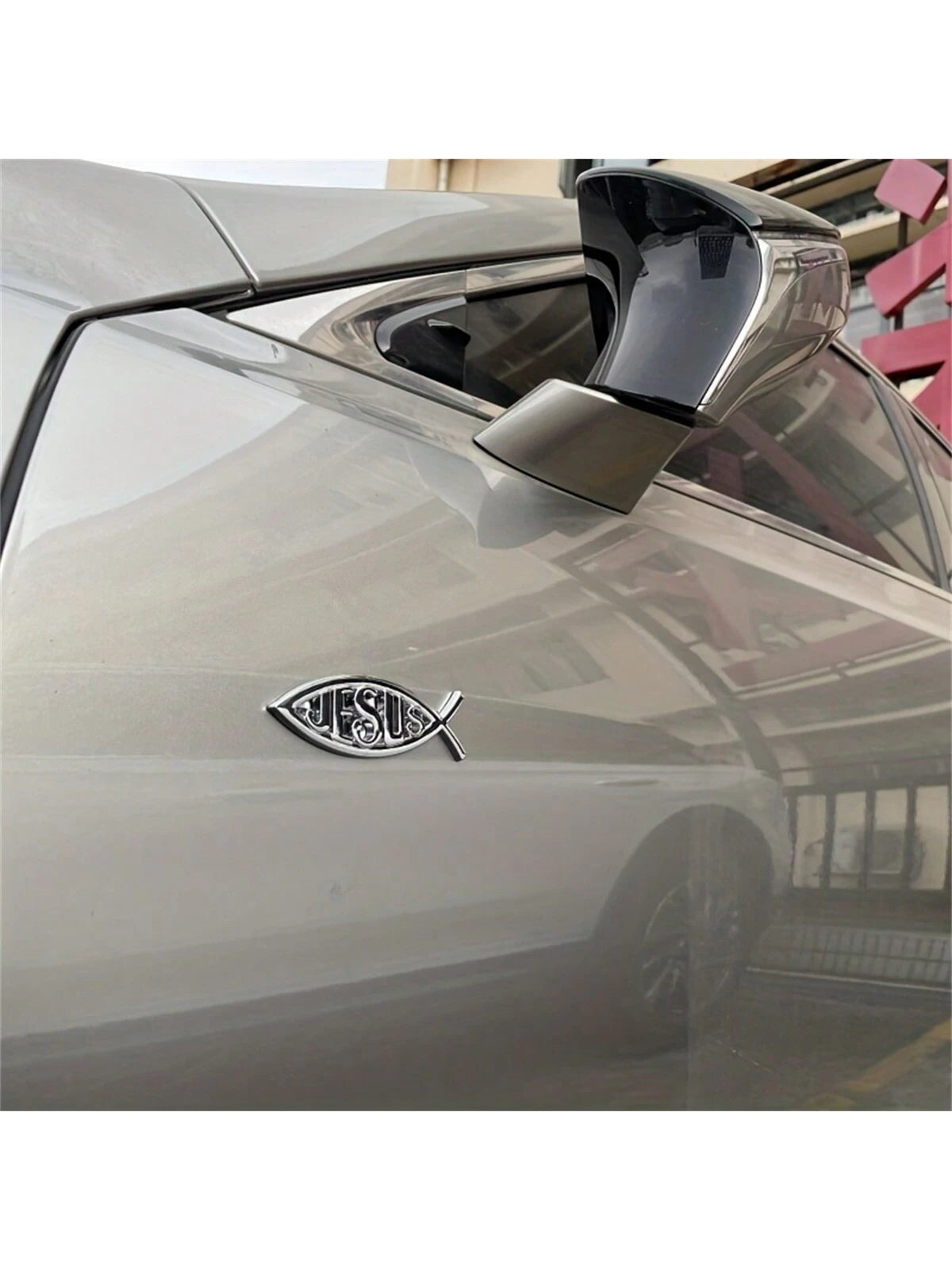 Upgrade Your Car With Fashionable 3D Metal Jesus Sticker