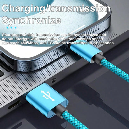 USB A To USB C Cable, 1Pack[3.3/6.6/10FT] Type C Charger Cord Fast Charging For IPhone 17 16 15, Galaxy A145G A13A54A53AS23S22 Ultra S21 S20 A23A24A03S 7Pro 6 Moto Android Cell Phone Fast Charging Cab