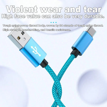 USB A To USB C Cable, 1Pack[3.3/6.6/10FT] Type C Charger Cord Fast Charging For IPhone 17 16 15, Galaxy A145G A13A54A53AS23S22 Ultra S21 S20 A23A24A03S 7Pro 6 Moto Android Cell Phone Fast Charging Cab