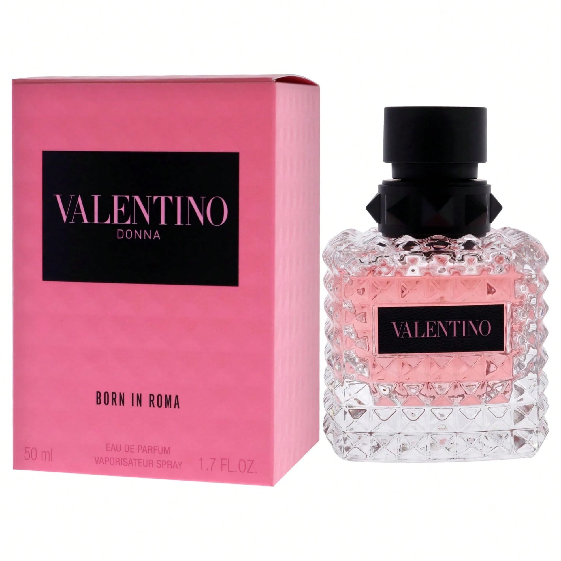 VALENTINO Born In Roma Donna 50ml/1.7 FL OZ Women Eau De Parfum Spray, Soft Balanced Fruity Floral Wood Fragrance For Daily Office & Campus Casual Outfits