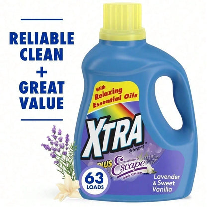 Value Pack XTRA Plus Odor Blasters Liquid Detergent| Long-Lasting Fresh Clothes Scent, Powerful Odor Removal For Sport & Daily Garments