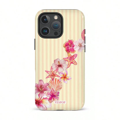 VESPOP Color Block Striped Phone Case, Vintage INS Style Full Coverage Shockproof Protective Cover- For IPhone 18/17/16/15/14/13/12/11 Pro Max/Pro Plus/12 Mini/13 Mini, Compatible With Galaxy S26 S25