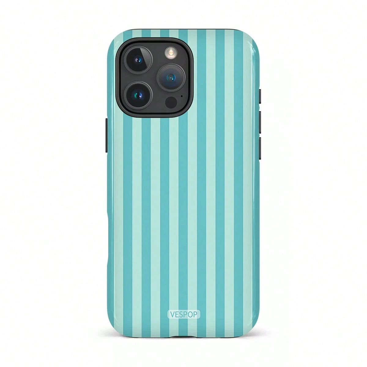 VESPOP Contrast Striped Phone Case, Vintage Ins Style Full Coverage Anti-Drop Protective Cover- For IPhone 18/17/16/15/14/13/12/11 Pro Max/Pro Plus/12 Mini/13 Mini, Compatible With Galaxy S26 S25 S24