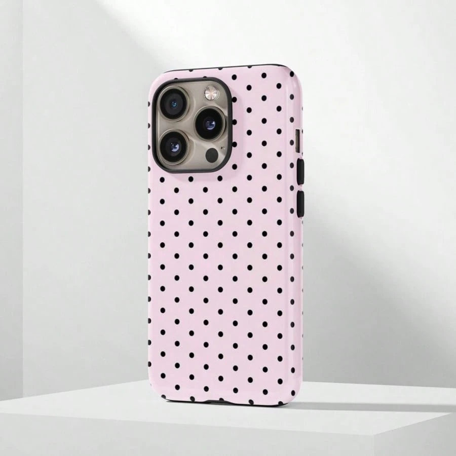 VESPOP Mint Green Polka Dot Phone Case, Cute Y2K Style. Compatible With IPhone 17, 16, 15, 14, 13, 12, 11 Pro Max Plus Models,International Version, Not The Domestic Version