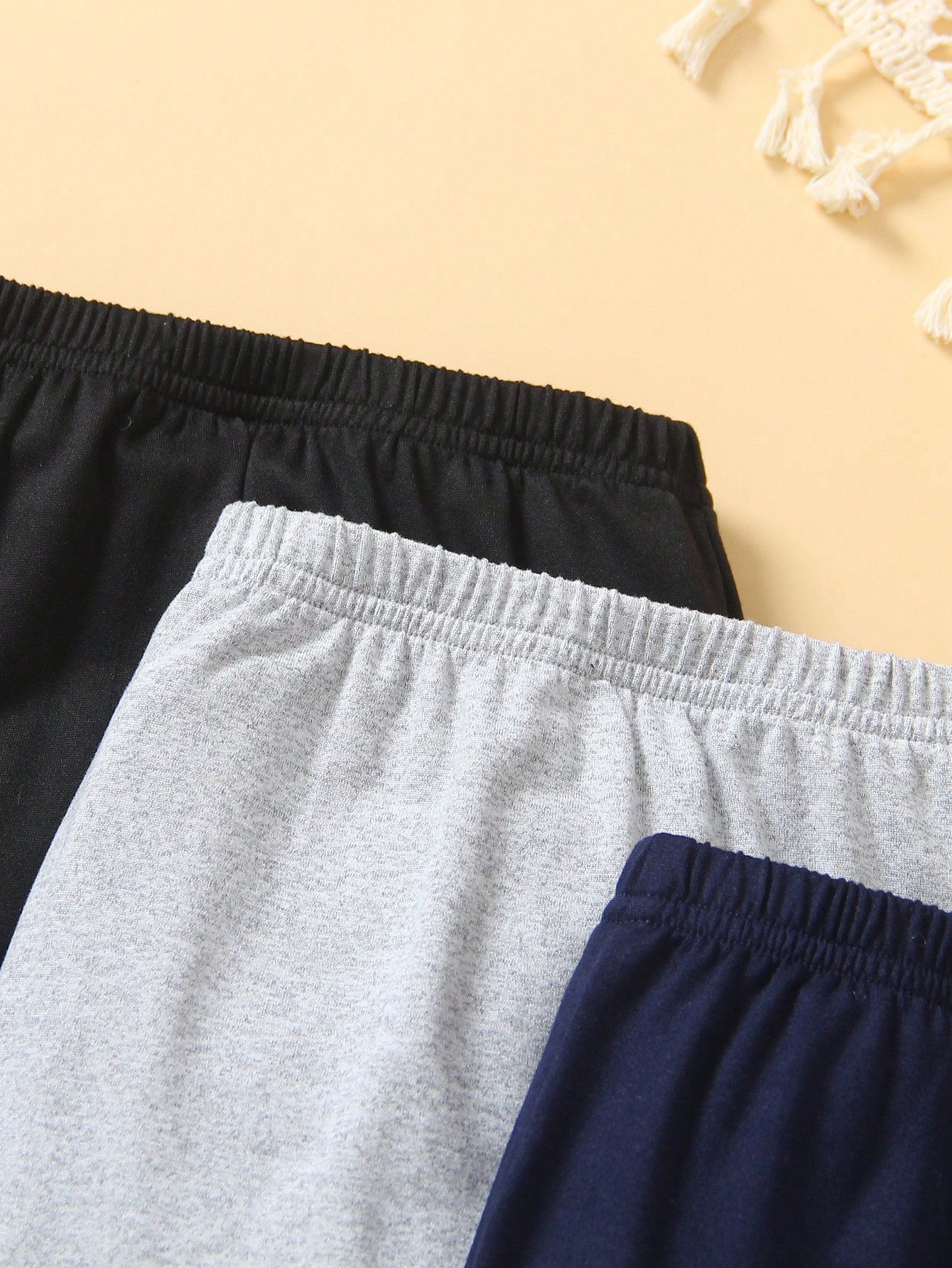 Vintaside Kids 4-Piece Baby Boy Solid Color Minimalist Footed Pants, Suitable For Sports, Home & Casual Wear, Spring/Autumn Baby Trousers