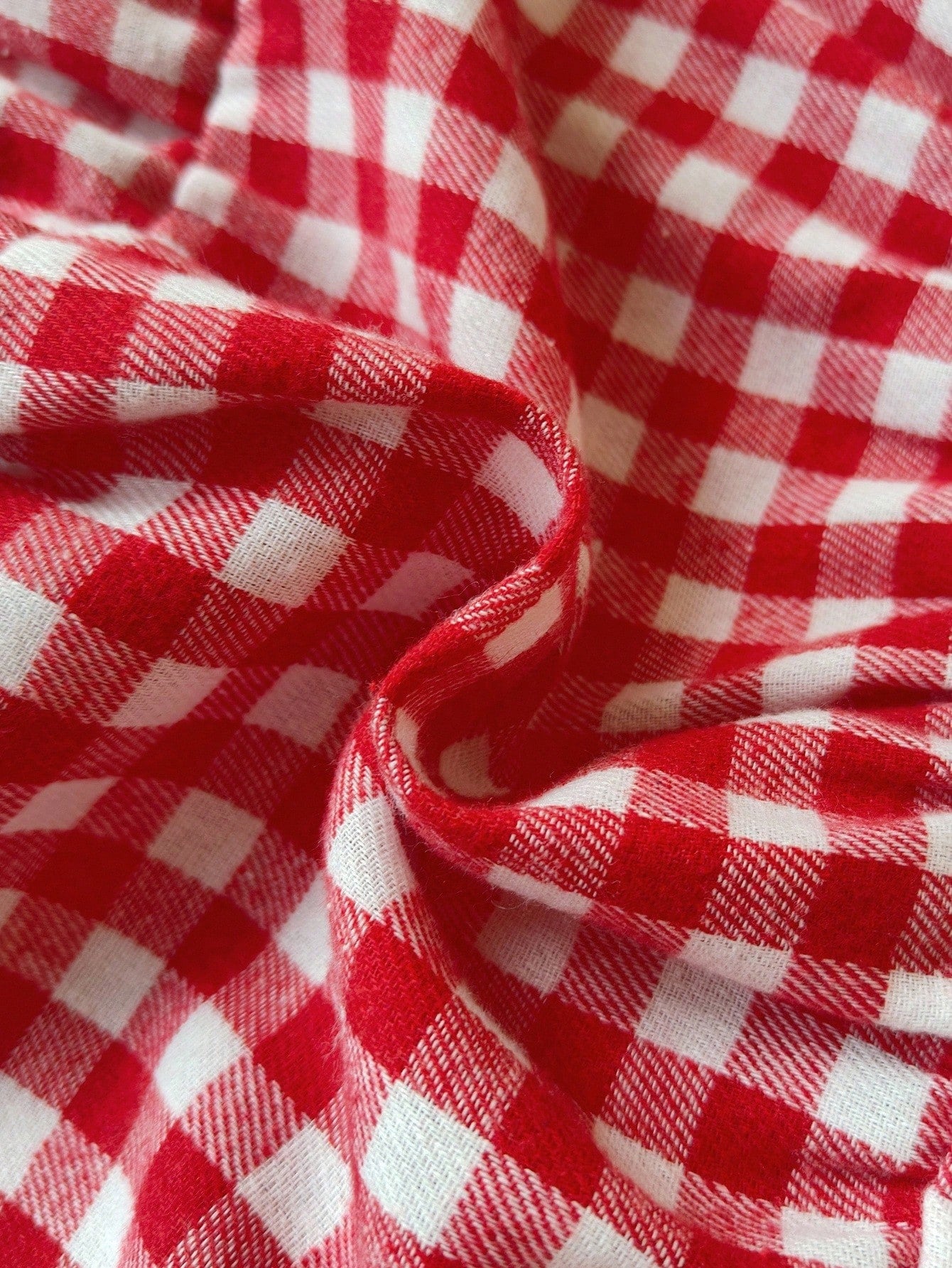 Vintaside Kids Babygirl Toddler Girls'cute Red And White Plaid Autumn Matching Family Dress,Embroidered Lapel Long Sleeve Western Plaid Dress For Birthday Party