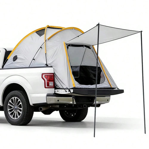 Waterproof 210D Oxford Truck Bed Tent, Quick Setup Camping Shelter With Sealed Floor, Easy Setup Awning, For Outdoor Adventure