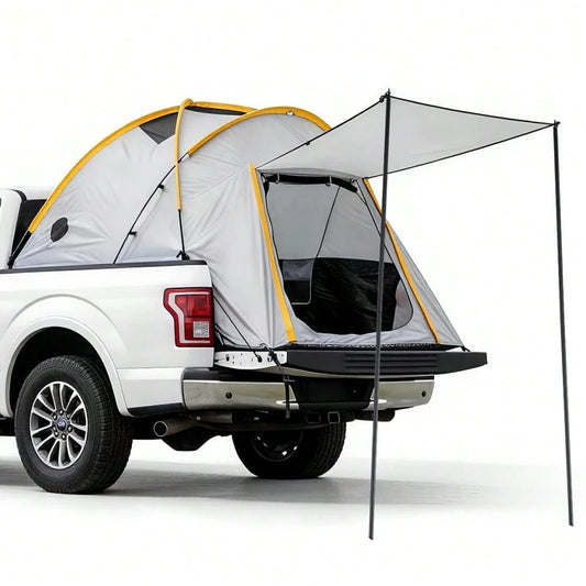Waterproof 210D Oxford Truck Bed Tent, Quick Setup Camping Shelter With Sealed Floor, Easy Setup Awning, For Outdoor Adventure