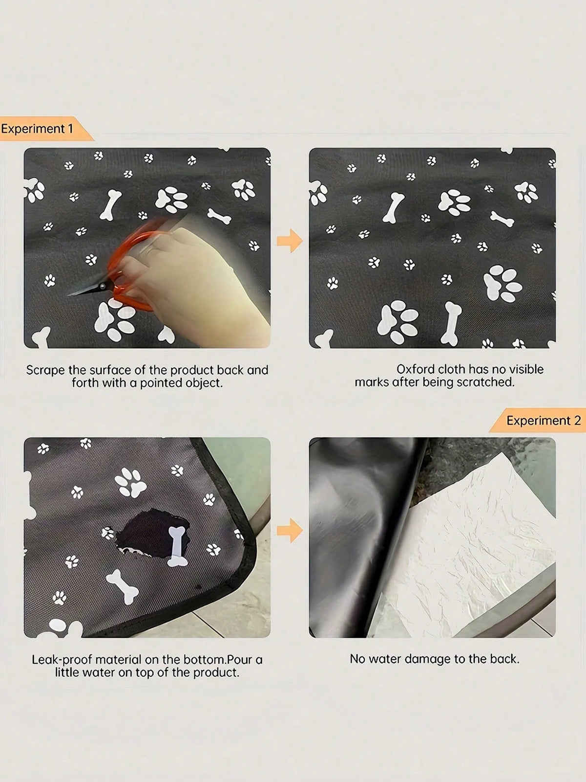 Waterproof Pet Car Seat Cover Scratch Proof Dog Car Seat Protector For Front & Back Seat Easy Clean Travel Mat Adjustable Dog Car Seat For Pet Owners For Cars Trucks And SUVs Travel Accessories Car Ac