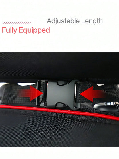 Waterproof Pet Car Seat Cover Scratch Proof Dog Car Seat Protector For Front & Back Seat Easy Clean Travel Mat Adjustable Dog Car Seat For Pet Owners For Cars Trucks And SUVs Travel Accessories Car Ac