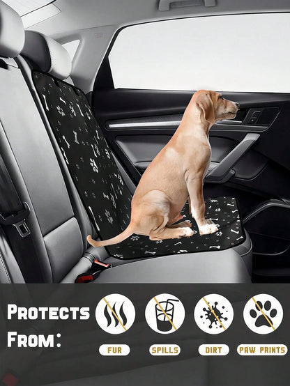 Waterproof Pet Car Seat Cover Scratch Proof Dog Car Seat Protector For Front & Back Seat Easy Clean Travel Mat Adjustable Dog Car Seat For Pet Owners For Cars Trucks And SUVs Travel Accessories Car Ac