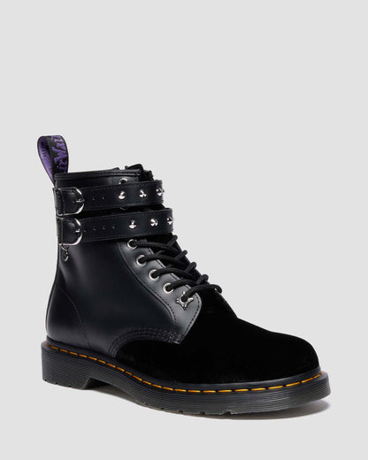 Wednesday 1460 Velvet + Nappa Lux Soft Leather Ankle Boots