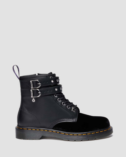 Wednesday 1460 Velvet + Nappa Lux Soft Leather Ankle Boots