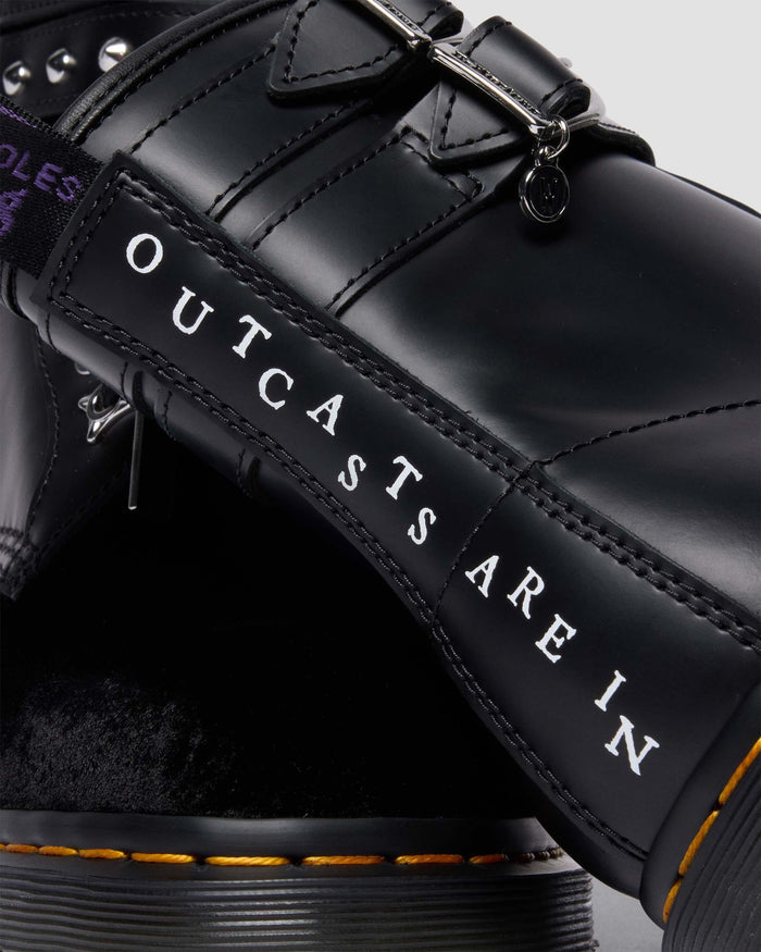 Wednesday 1460 Velvet + Nappa Lux Soft Leather Ankle Boots