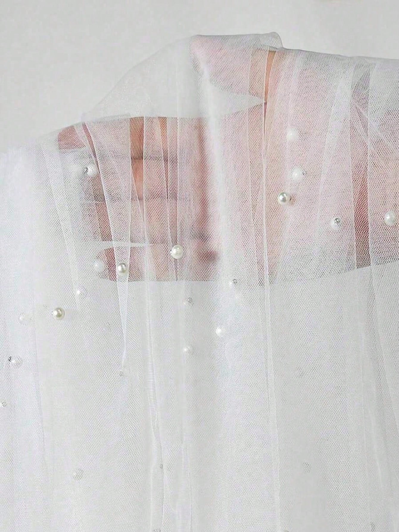 White Pearl Gauze Tablecloth Bohemian Country Style Cheesecloth Table Runner For Baby Shower Wedding Party Home Decor
