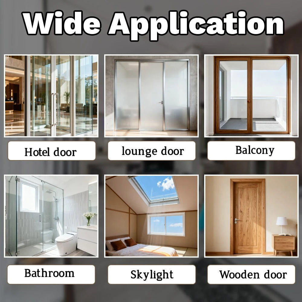 Windproof Strip Door Sealing Strip, Silicone Sealing Strip For House Door Obstruction Door, And Glass Shower Door, Used For Collision And Side Window Gaps, Winter Window Insulation