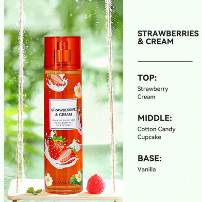 Wish 20 Varieties Of Women's Body Mist Perfume Spray, 8 Fl.Oz Long-Lasting Floral Fruity Spray With Non-Greasy Alcohol-Based Formula. Suitable For Hair & Body, Ideal For Parties, Dates & Gifting. Ligh