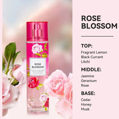 Wish 20 Varieties Of Women's Body Mist Perfume Spray, 8 Fl.Oz Long-Lasting Floral Fruity Spray With Non-Greasy Alcohol-Based Formula. Suitable For Hair & Body, Ideal For Parties, Dates & Gifting. Ligh