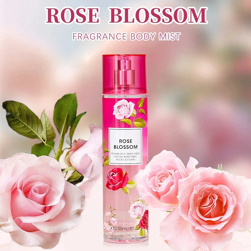 Wish 20 Varieties Of Women's Body Mist Perfume Spray, 8 Fl.Oz Long-Lasting Floral Fruity Spray With Non-Greasy Alcohol-Based Formula. Suitable For Hair & Body, Ideal For Parties, Dates & Gifting. Ligh