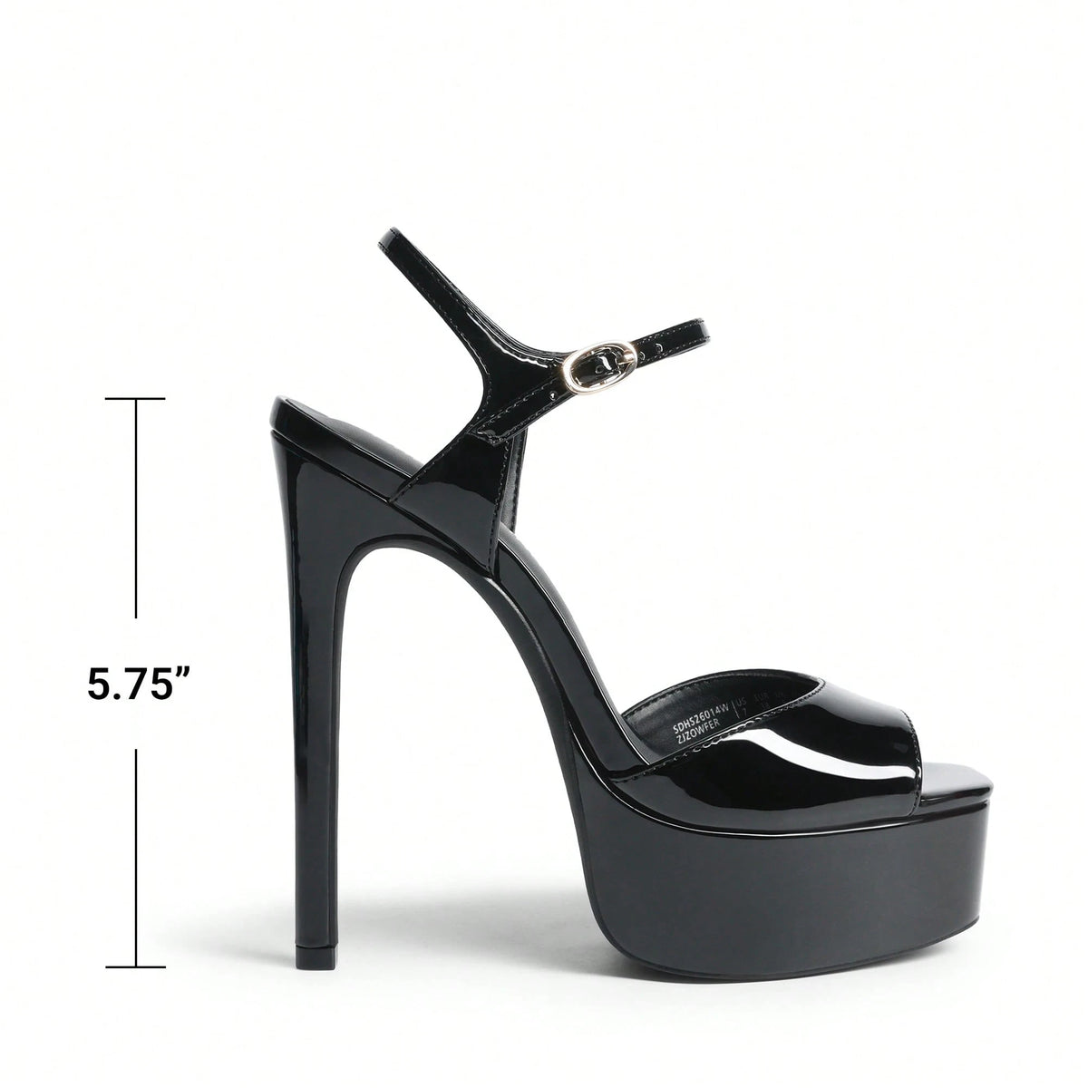 Women Platform 5.75'' Ultra High Heeled Sandals 2026 New Summer Open Toe Adjustable Ankle Strap Dress Shoes Sexy Party Runway Stiletto Heels