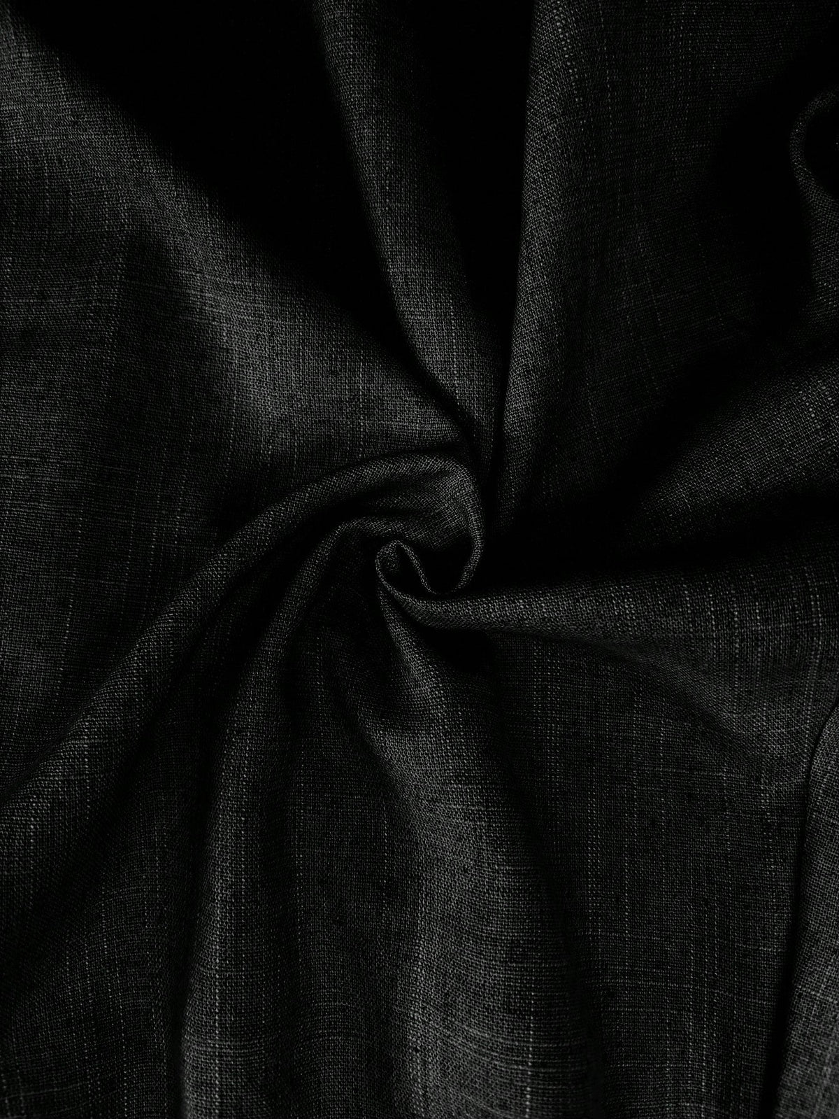 Women's Casual Linen Blend Pleated Design Side Pocket A-Line Shorts, Spring/Summer Black, Vacationcore, Everyday Wear