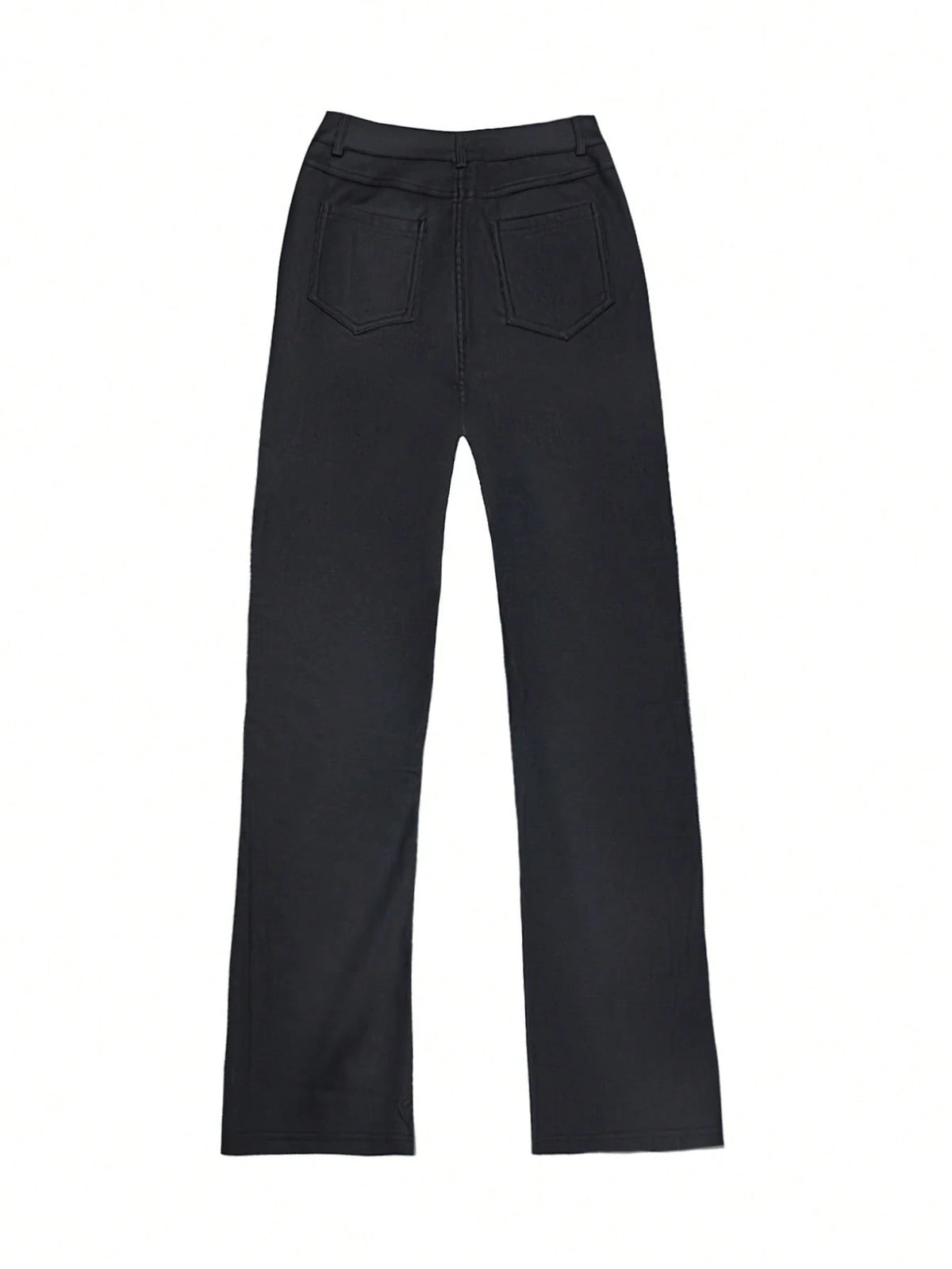 Women's High Waist Glossy PU Leather Wide Leg Pants, Matte Coating, Fashion Versatile, Suitable For Party, Commute, Music Festival, Vacation, Casual Straight Leg Pants, Spring/Summer Essential, Best S