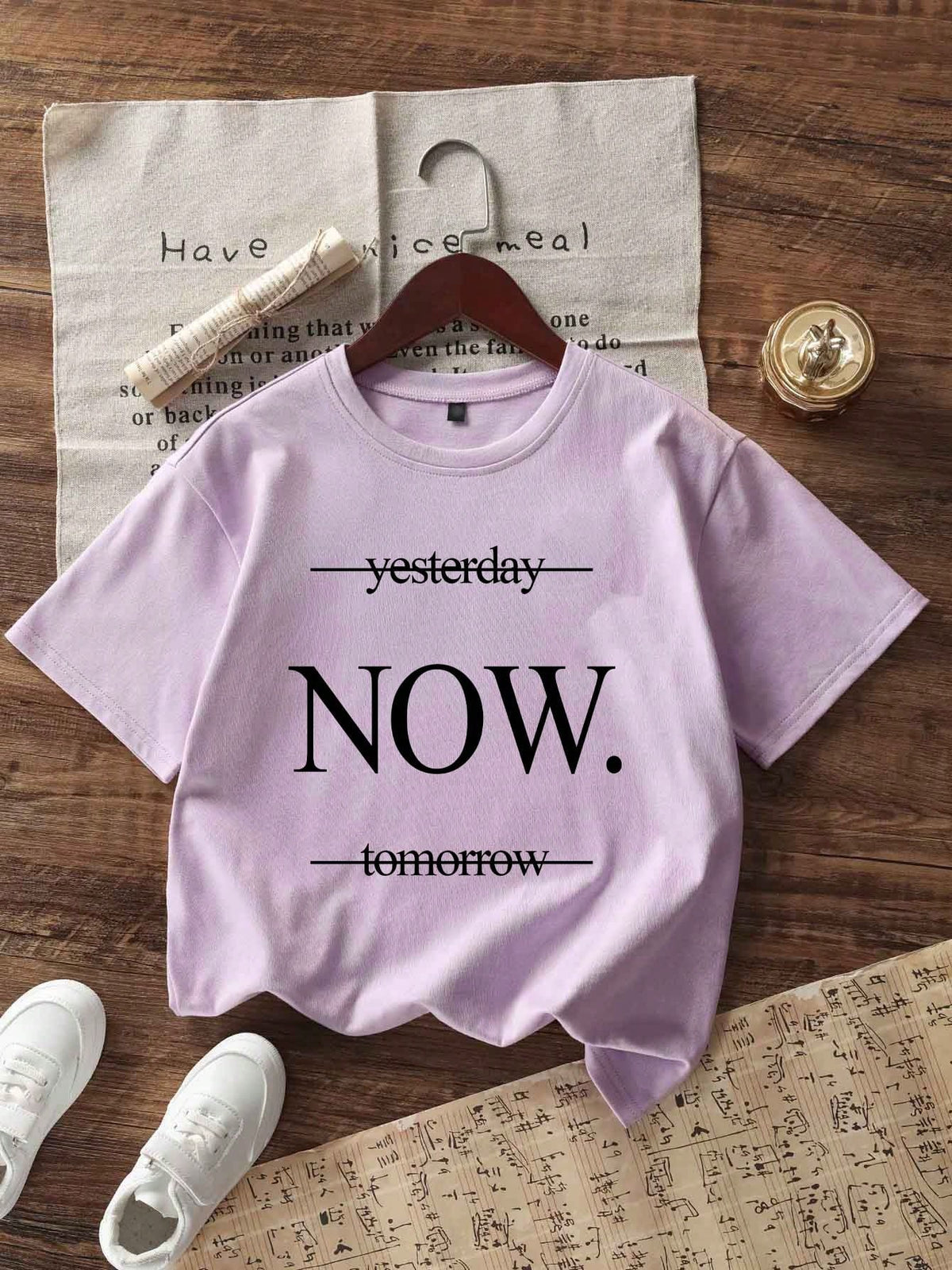 Women's New Casual Cute Pattern Loose Versatile Round Neck Short Sleeve T-Shirt, Fashionable Everyday Top, Suitable For Daily And Holiday Wear Summer