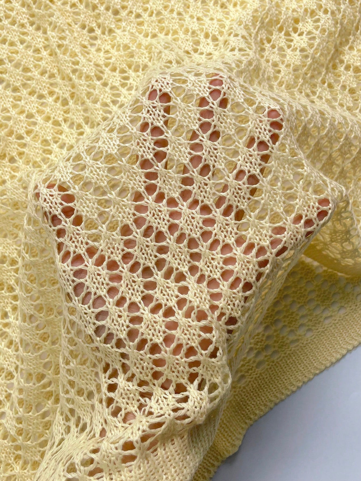 Women's Plus Size Long Sleeve Hollow Crochet Cover-Up, Elegant Bohemian Beach Vacation Style, Summer Holiday Wear Yellow