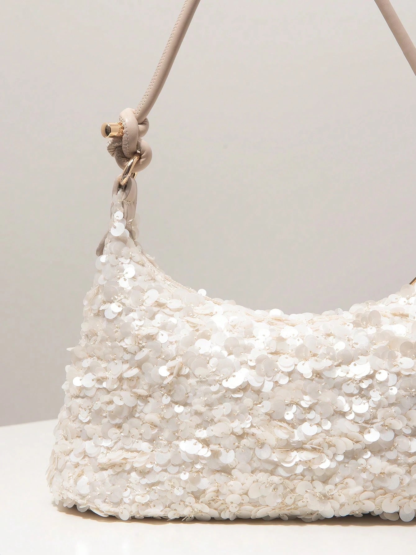 Women's Sequin Shoulder Bag, Suitable For Evening Party, Wedding, Elegant Ladies Handbag Gift