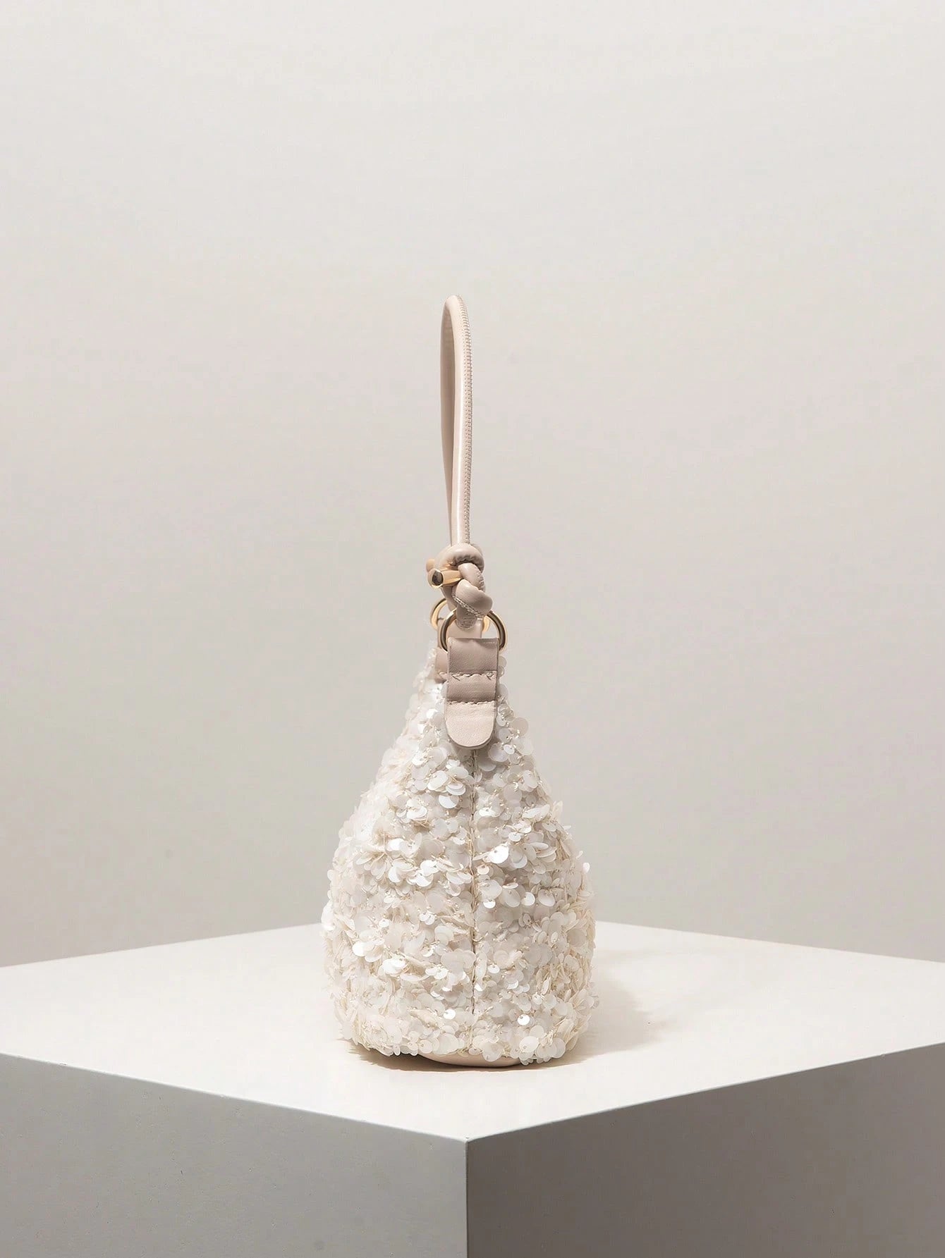 Women's Sequin Shoulder Bag, Suitable For Evening Party, Wedding, Elegant Ladies Handbag Gift